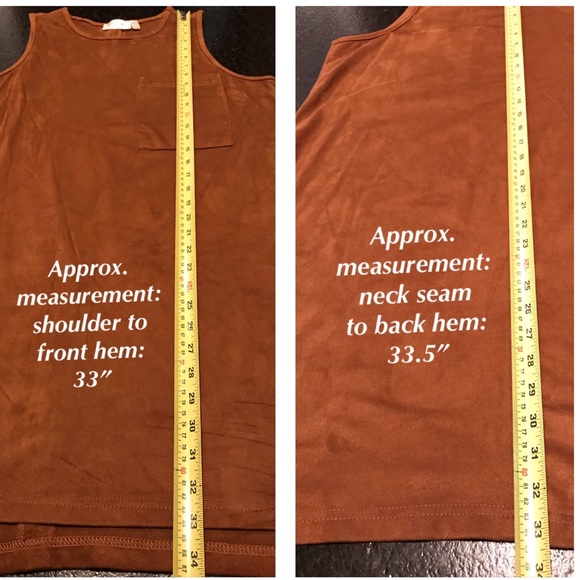 STITCH FIX RD STYLE MATTEY FAUX SUEDE DRESS XL - Picture 6 of 8